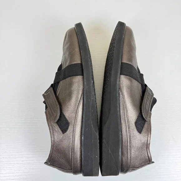 Thierry Rabotin Lena Walking Shoes Crisscross Elastic Strap and Soft Leather - Picture 7 of 10